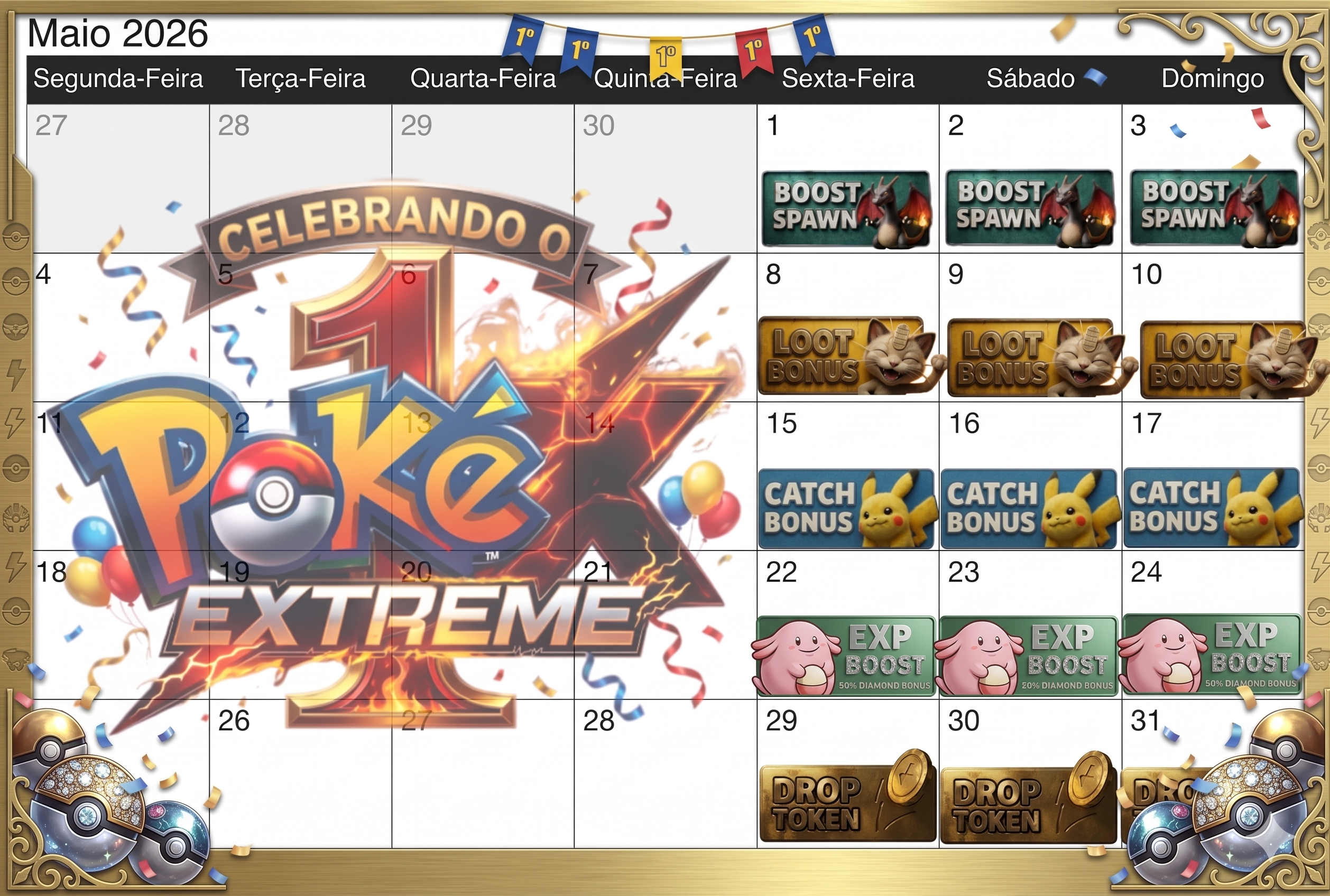 Calendário de Eventos
