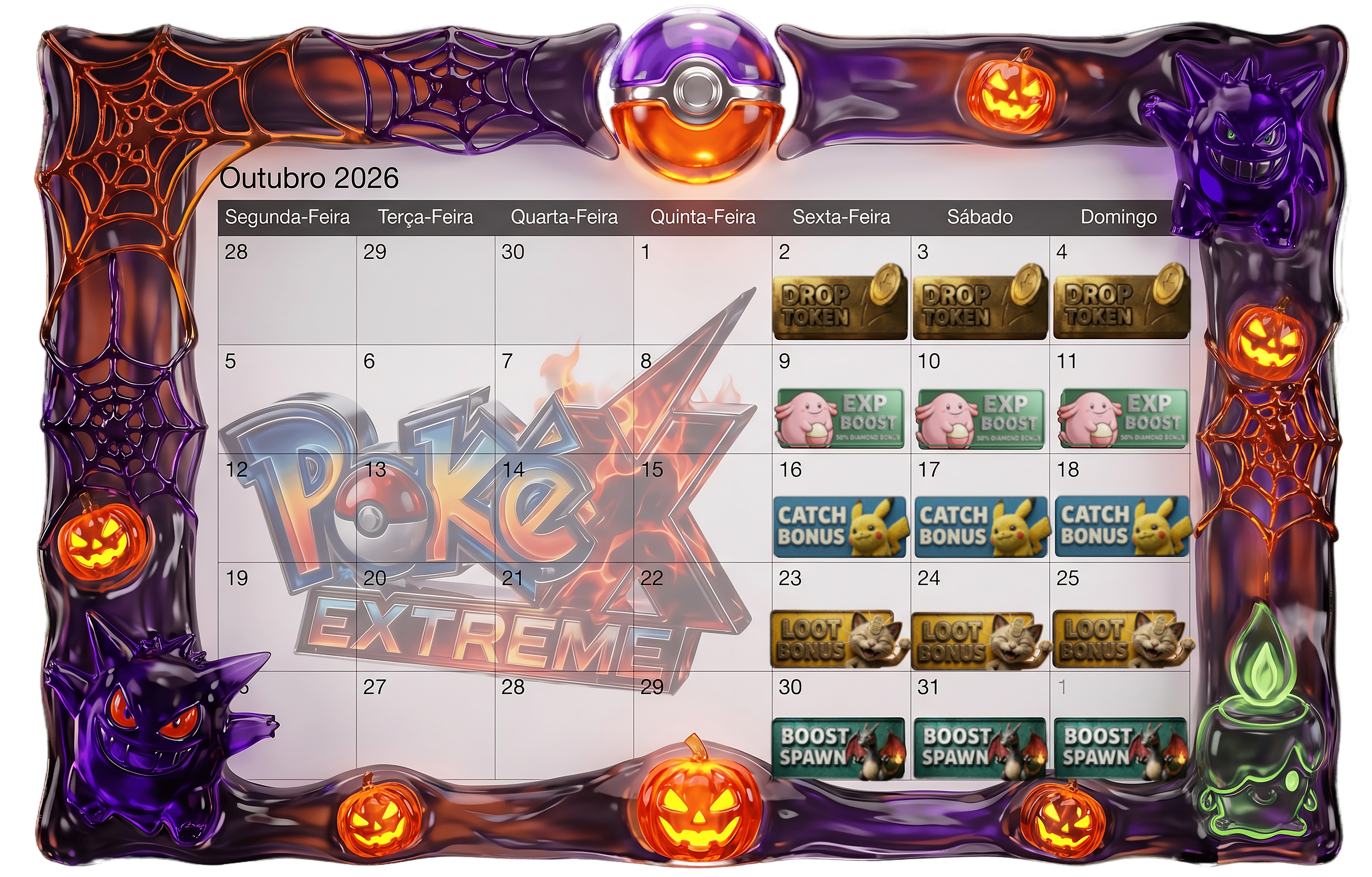 Calendário de Eventos