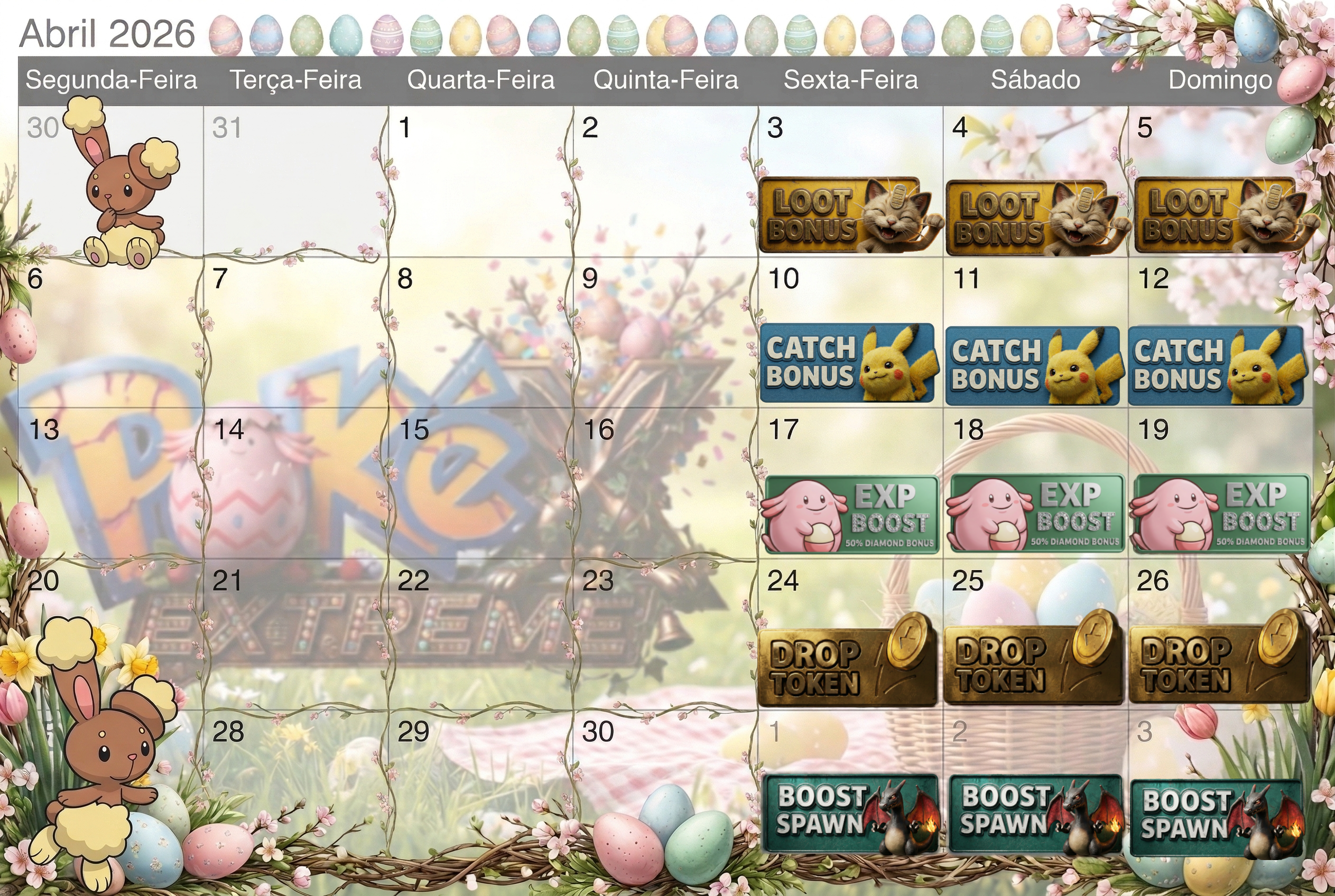 Calendário de Eventos